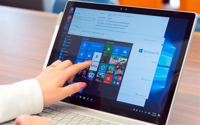 Microsoft Surface Book 2, 4k, tehokas tabletti, kannettava tietokone, Microsoft
