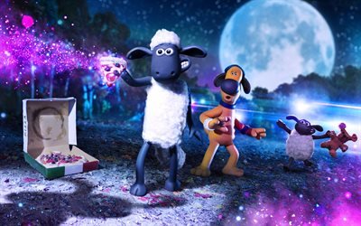 Farmageddon, Shaun the Sheep Film, 2019, materiali promozionali, poster 3d di animali