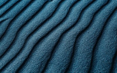 las ondas de arena de textura, de color azul textura de la arena, las olas de fondo, la arena de fondo, azul, arena, olas textura, dunas de arena