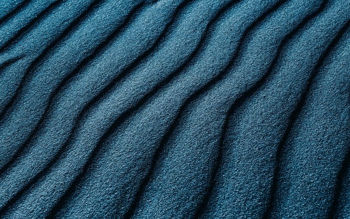 areia ondas textura, azul areia de textura, ondas de fundo, areia de fundo, areia azul, ondas de textura, dunas de areia