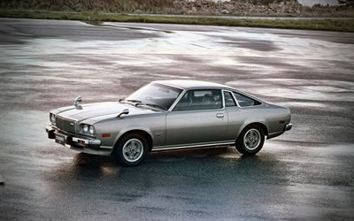 Mazda Cosmo AP, 4k, autos retro, autos 1975, autos viejos, Mazda Cosmo 1975, autos japoneses, Mazda