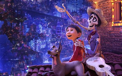 Coco, 2017, 4k, uusia animaatioita, Miguel Dante
