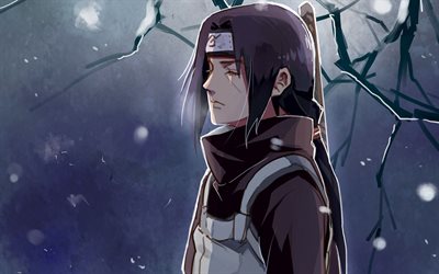 Itachi Uchiha, de pleurer, de manga, de l&#39;obscurit&#233;, de Naruto