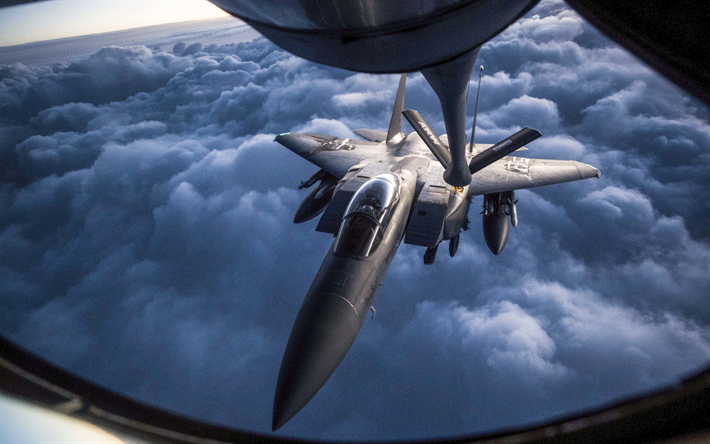 McDonnell Douglas F-15 Eagle, il rifornimento di carburante, la NATO, caccia, aerei da combattimento, McDonnell Douglas