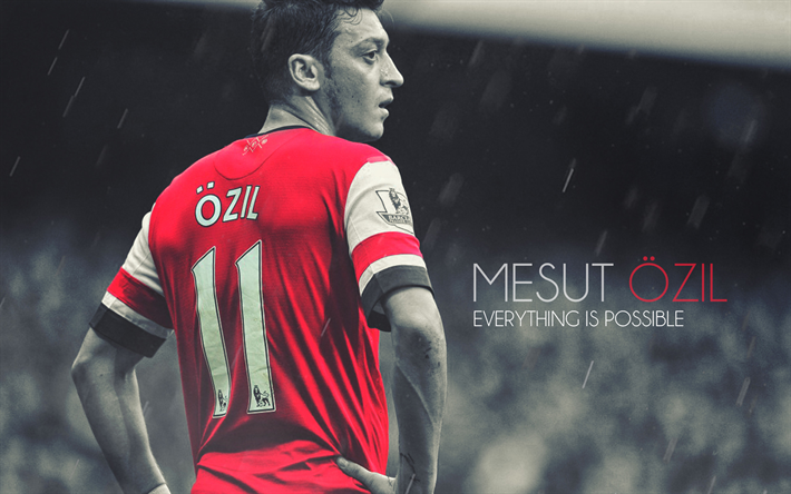 Mesut Ozil, cr&#233;atif, Arsenal FC, fan art, de l&#39;allemand, les joueurs de football, de soccer, Ozil, Premier League, les stars du football, Les Gunners