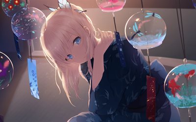 Sena Kashiwazaki, tritagonist, kimono, manga, Boku wa Tomodachi ga Sukunai