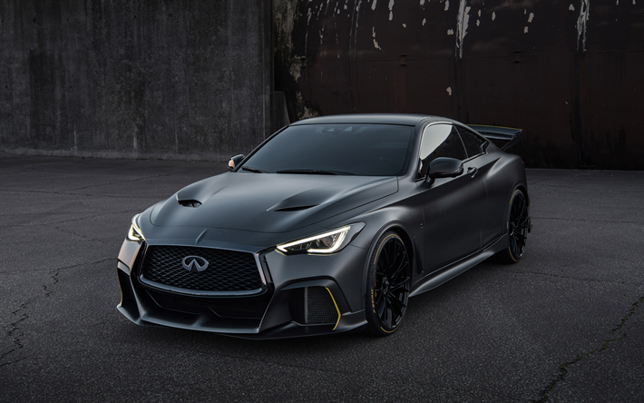 Download Wallpapers Infiniti Q60 Project Black S Concept