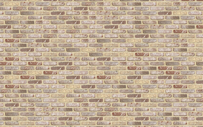 brun mur de briques, de briques, de texture, fond brun de briques, mur de fond, texture de pierre