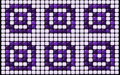 Viola mosaico texture di sfondo con puntini Viola, creativo Viola texture, mosaico, sfondo Viola