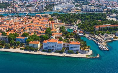 Zadar, resort, Adrianmeren, kes&#228;ll&#228;, Kroatia