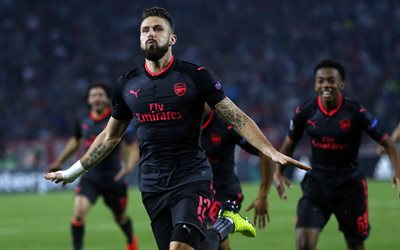 Olivier Giroud, footballers, Arsenal, The Gunners, soccer, Premier League