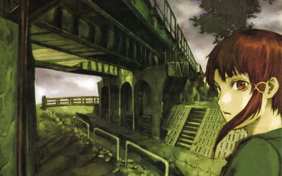 Iwakura Lain, manga, huvudpersonen, Serial Experiments Lain