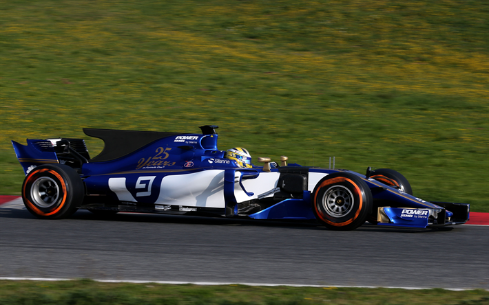 Marcus Ericsson, Sauber F1 Team, 4k, Formule 1, voiture de course, le coureur su&#233;dois