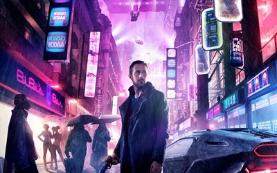 4k, Blade Runner 2049, Jared Leto, l&#39;art, 2017 film, thriller