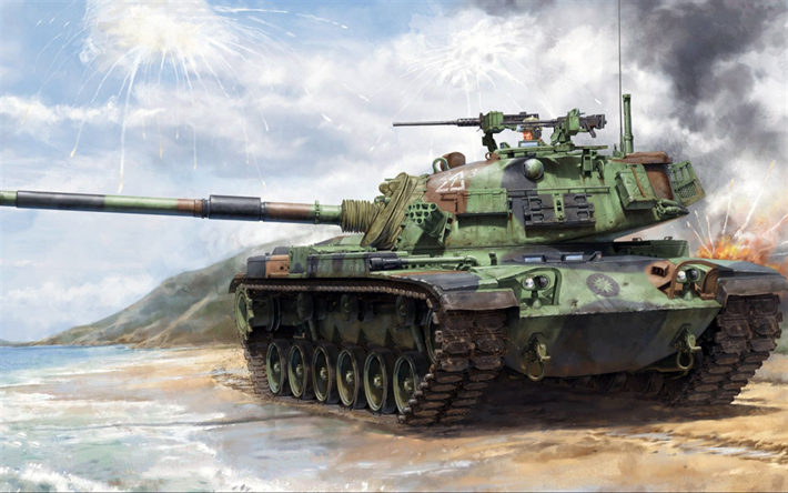 CM-11 Tiger Brave, char de Combat Principal, MBT, CM-11, de la R&#233;publique de Chine de l&#39;Arm&#233;e, de Taiwan, de la M48 Patton, r&#233;servoirs