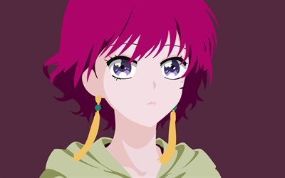 Akatsuki no Yona, main character, Yona, art, japanese manga, characters