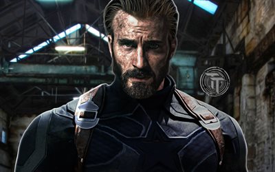 Captain America, il 2018 film, supereroi Avengers Infinity War, Chris Evans