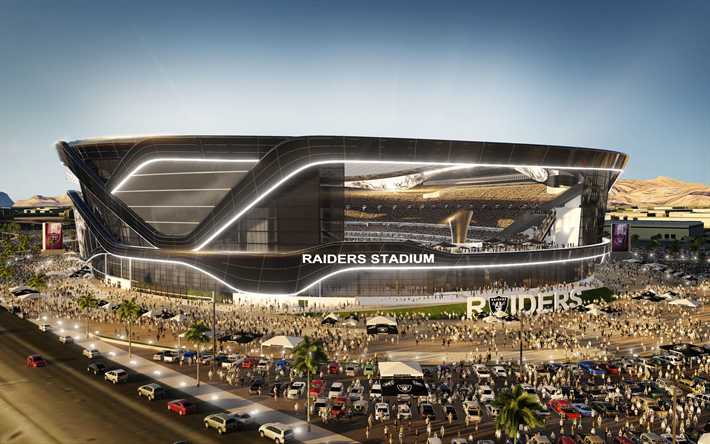 Las Vegas Stade, projet 3d, 2020, Las Vegas Raiders de la Ligue Nationale de Football, la NFL, le Paradis, Nevada, &#233;tats-unis