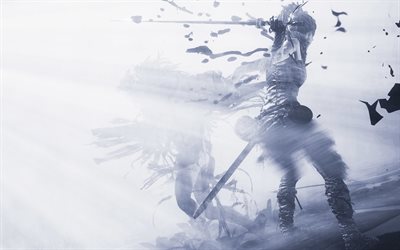 Hellblade Senuas Sacrifice, 4k, 2017 games, action-adventure, poster