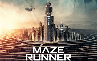 Maze Runner La Morte di Cura, poster, 2018 film, Fantasy