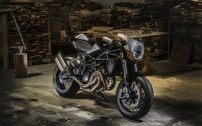 Moto Morini Corsaro Ti22, 4k, 2018 polkupy&#246;r&#228;&#228;, cafe racer, superbike, Moto Morini
