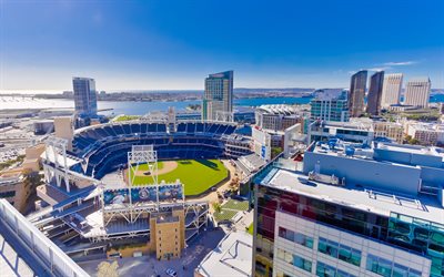 San Diego, Balboa Park, lo stadio di baseball, California, USA, baseball, paesaggio urbano, palazzetto dello sport, Major League di Baseball