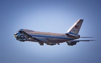 SAM 28000, Air Force One, Boeing VC-25, USAF, United States Air Force, Presidential transport, passenger plane, Boeing