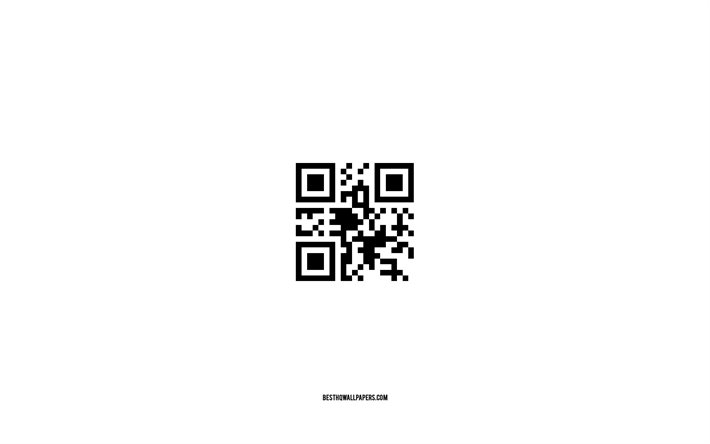 I Love You QR Code, white background, encrypted message, QR Code, I Love You, Love QR Code