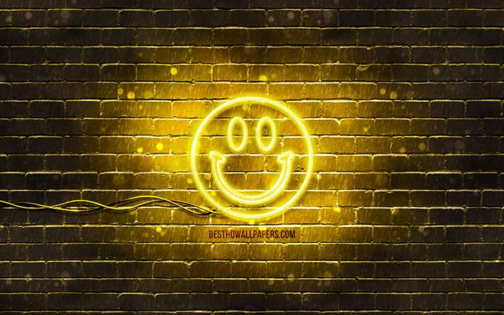 ダウンロード画像 笑顔のネオンアイコン 4k 黄色の背景 スマイリーアイコン 笑顔の感情 ネオン記号 笑顔 ネオンアイコン 笑顔のサイン 感情の兆候 笑顔のアイコン 感情アイコン フリー のピクチャを無料デスクトップの壁紙