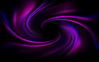 紫の渦, パープルエキゾースト, 排気と黒の背景, 紫の渦の背景, vortex