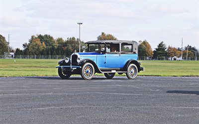 Willys-Knight Model 70A Coupe, 4k, retro arabalar, 1927 arabalar, amerikan arabaları, Willys-Knight