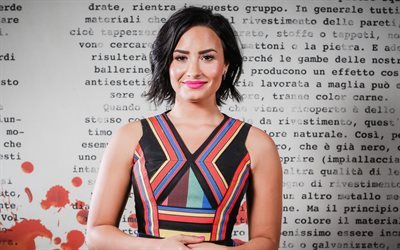 Demi Lovato, la chanteuse Am&#233;ricaine, 4k, portrait, actrice Am&#233;ricaine