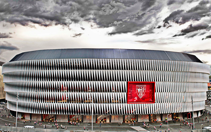 San Mames Stadium, Bilbao, Baskien, Spanien, Athletic Bilbao-Stadion, Spanska Football Stadium, Ligan, Nya Fotbollsarenor, Europa, Athletic Bilbao