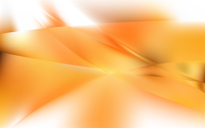 orange vagues, abstraites vagues, fond orange, cr&#233;ative, les vagues de la texture, des vagues de fond, de l&#39;art abstrait
