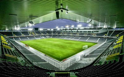 Stade de Suisse, Bern, HDR, empty stadium, Young Boys stadium, Switzerland, swiss stadiums, Europe, Young Boys FC