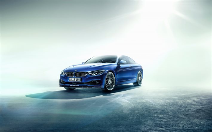 BMW 4 Coup&#233; Alpina, 2016 bleu BMW, F32, la BMW S&#233;rie 4