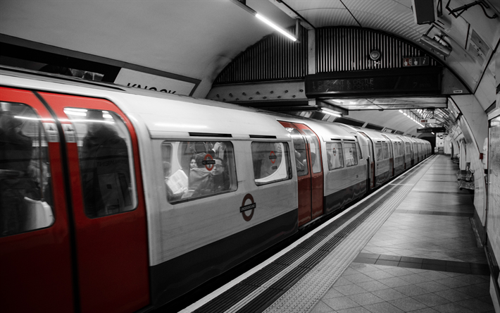 تحت الأرض, النقل الحضري, القطار, مترو أنفاق لندن, المملكة المتحدة, لندن