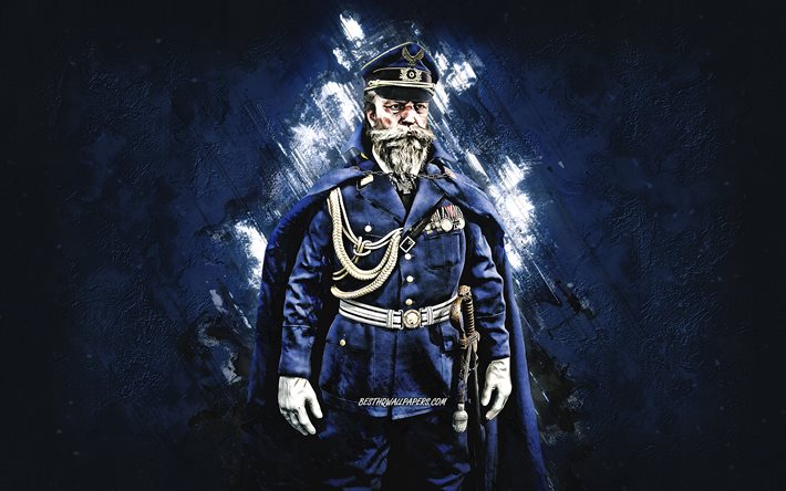 Siegfried Albrecht, Battlefield V, sfondo di pietra blu, personaggi di Battlefield V, Siegfried Albrecht Battlefield, personaggio di Siegfried Albrecht