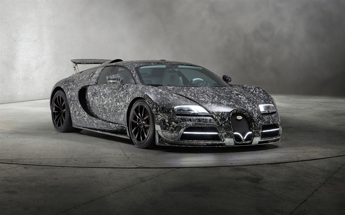 Mansory Bugatti Veyron Vivere, 4k, 2018 cars, tuning, hypercars, Bugatti Veyron, supercars, Bugatti