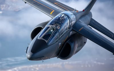 Dassault Alpha Jet, Dornier, avi&#243;n de ataque ligero, de la Fuerza A&#233;rea francesa, el fuselaje de los aviones militares