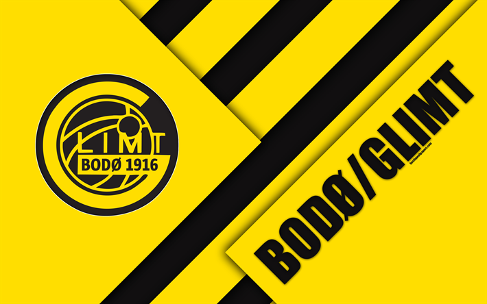 Download wallpapers FK Bodo Glimt, 4k, logo, material ...