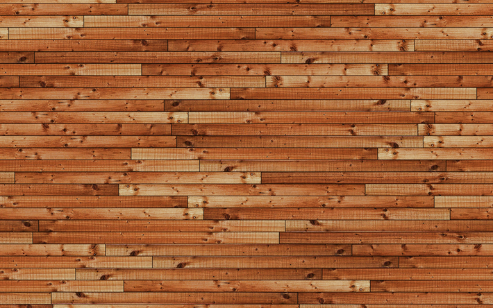 4k, tablones de madera horizontales, fondo de madera marr&#243;n, macro, fondos de madera, tablones de madera, pared de madera, texturas de madera