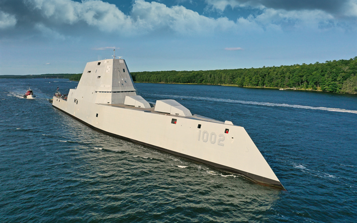 uss lyndon b johnson, ddg-1002, destructor de la clase zumwalt, destructor estadounidense, marina de los estados unidos, ee uu, marina de los ee uu