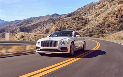 4k, Bentley Flying Spur Hybrid Odyssean Edition, highway, 2022 cars, luxury cars, 2022 Bentley Flying Spur, Bentley