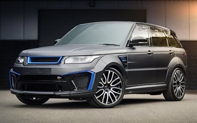 Kahn Design, tuning, Range Rover Sport SVR, 2017 cars, SUVs, Land Rover, ange Rover