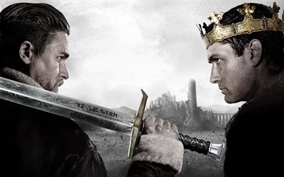 الملك آرثر أسطورة السيف, 2017 فيلم, تشارلي Hannem, جود لو