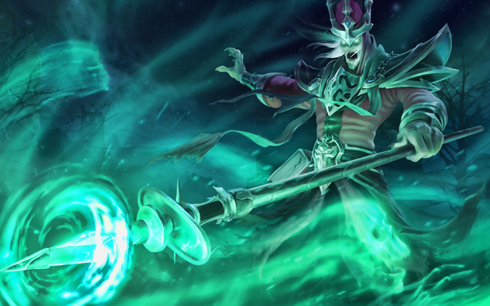 Karthus, darkness, MOBA, League of Legends characters, warrior, monsters, League of Legends