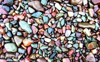 colorido guijarros textura, macro, colorido piedra textura, fondos de guijarros, piedras texturas, piedra fondos, guijarros
