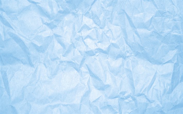 textura de papel amassado, azul textura do papel, papel amassado, papel azul de fundo, amassado de fundo