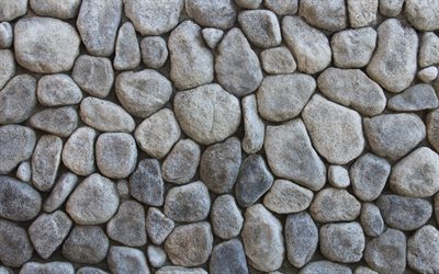 4k, de piedra gris de la pared, primer plano, roca natural, textura, texturas de piedra, gris grunge de fondo, macro, gris piedras, piedra de fondos, fondo con piedras naturales, con fondo negro, el gris de las piedras